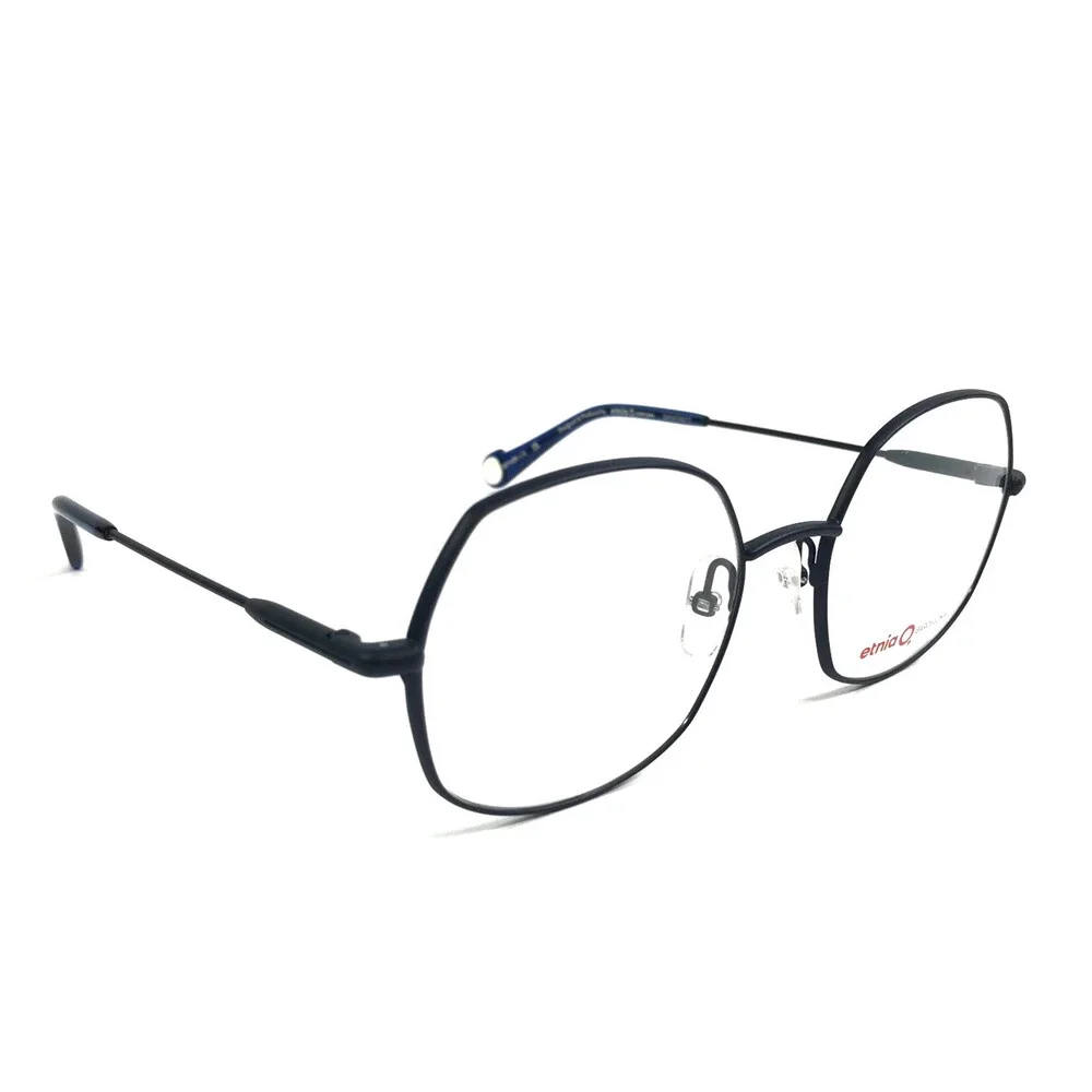 Etnia Barcelona Eyeglasses Frames SPIRA DB Dark Blue Geometric 54-20-142